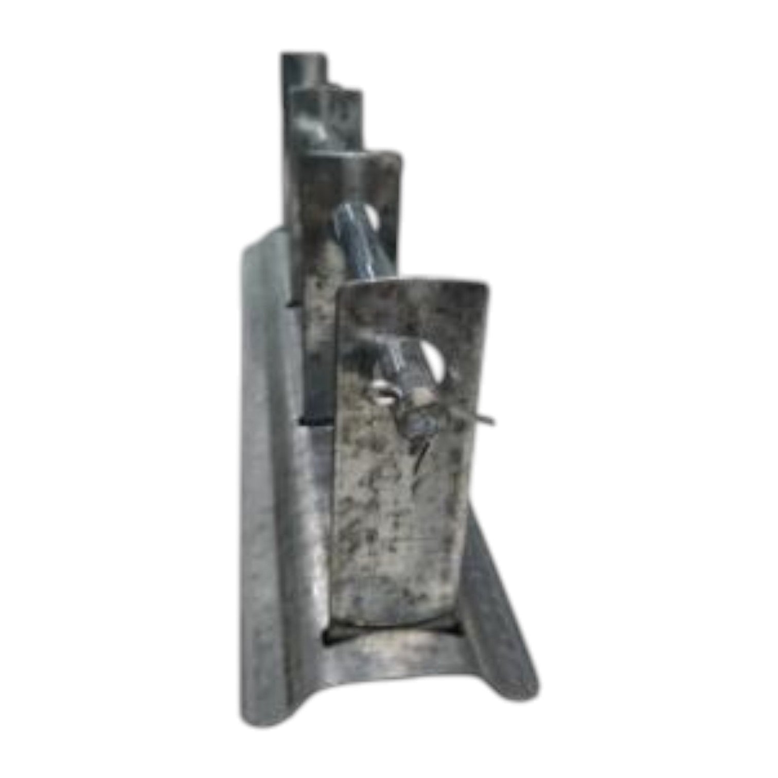 Metallic object with a textured surface on a white background Secondary Rack 2 Wire Galvanize Steel For Cable Management Electx Electrical Supply