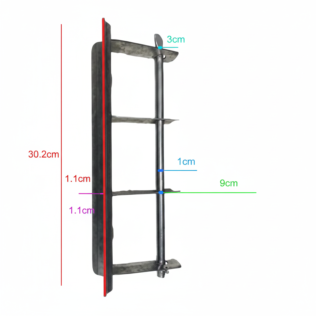 Secondary Rack 2 Wire with Spool Insulator Ceramic for Cable Management