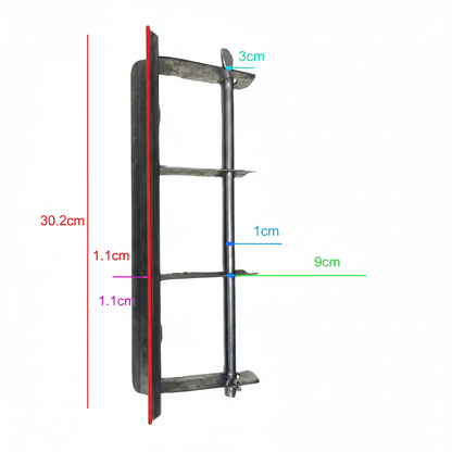 Secondary Rack 2 Wire with Spool Insulator Ceramic for Cable Management