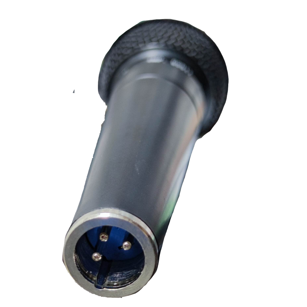 Sherman microphone with 5 meters cord showing metal connector and black mesh grille