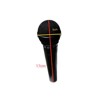 Sherman microphone with 5 meters cord featuring a black handheld design and metal mesh grille