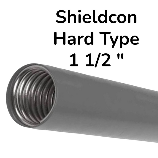 Shieldcon 1 1/2 Inches or 40mm Liquid Tight Metal Flexible Conduit Hard Type 30 Meters per Roll SMLTH112(30METERS) I Electx Electrical Supply