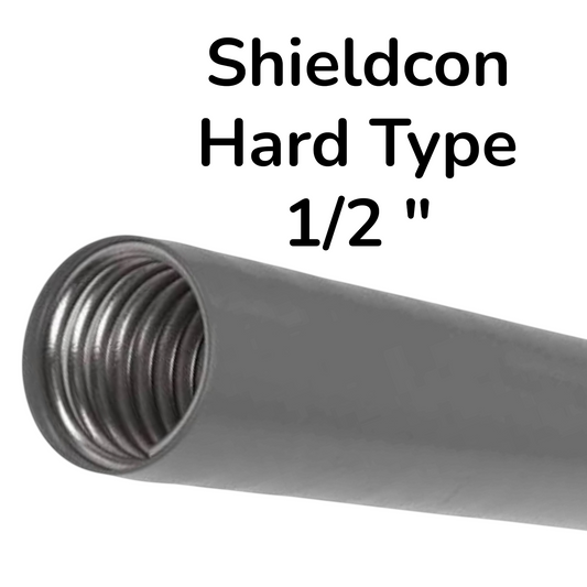 Shieldcon 1/2 Inches or 16mm Liquid Tight Metal Flexible Conduit Hard Type 50 Meters per Roll SMLTH12(50METERS) I Electx Electrical Supply