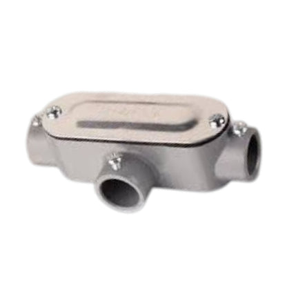 Shieldcon 2 Inches Threaded Conduit Body Tee Powder Coated Aluminum SMCBT2