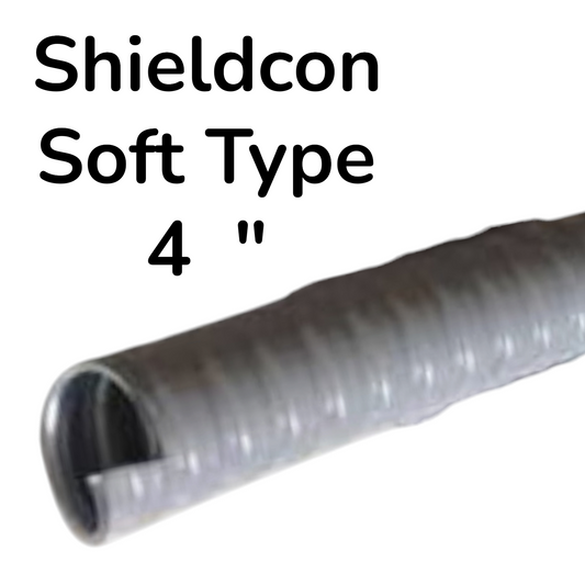 Shieldcon 4 Inches or 103mm Liquid Tight Metal Flexible Conduit Soft Type 20 Meters per Roll SMLTS4(20METERS) I Electx Electrical Supply