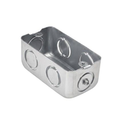 Shieldcon 4x2 Rectangular Conduit Box G16 with Cover Option Galvanized Steel SMRB42