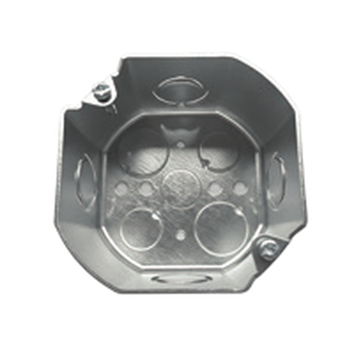 Shieldcon 4x4 Octagon Conduit Box G16 with Cover Option Galvanized Steel SMOB44