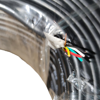 Shielded Copper Stranded Wire 5+1 AWG 26 1 Roll ( 100 Meters) Shielded Cable Shieled Wire Available in Taiwan or China