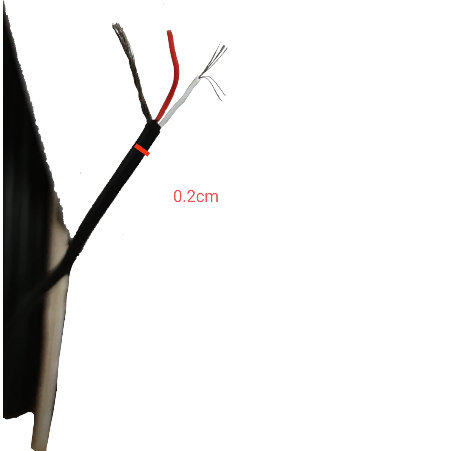 Shielded Stranded Wire 2+1 AWG 26 Shielded Cable 100 Meters Per Roll A ...
