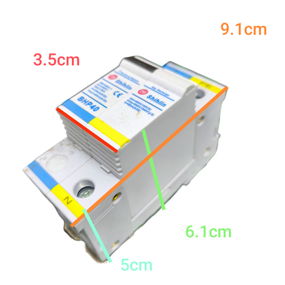 Shihlin Surge Protective Device 385V SPD Uninterrupted Power Supply with dimensions