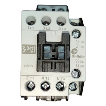 Electrical contactor with 'Shihlin' branding on a white background