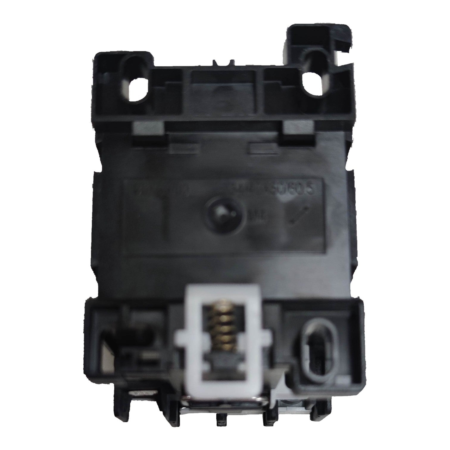 Electrical contactor on a white background