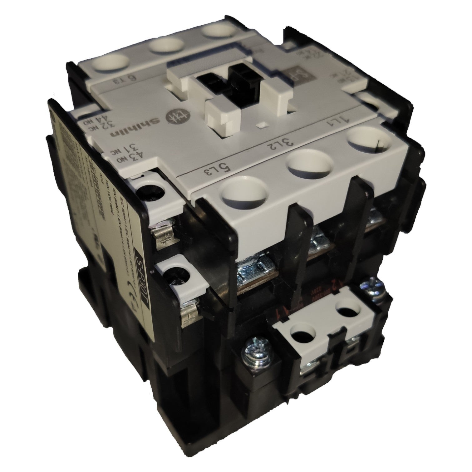 Electrical contactor with Shihlin branding on a white background