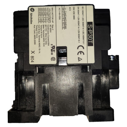 Electrical contactor with Shihlin branding on a white background