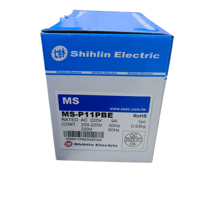 Shihlin Magnetic Starter 9A 3 HP 3 Phase 220V MS-P11PBE 7A 9A 11A, Magnetic Switch