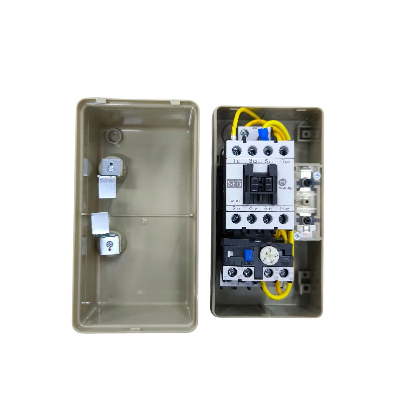 Shihlin Motor Magnetic Starter 15A 5 HP 3 Phase 220V 12-18A MS-P15PBE, Magnetic Switch