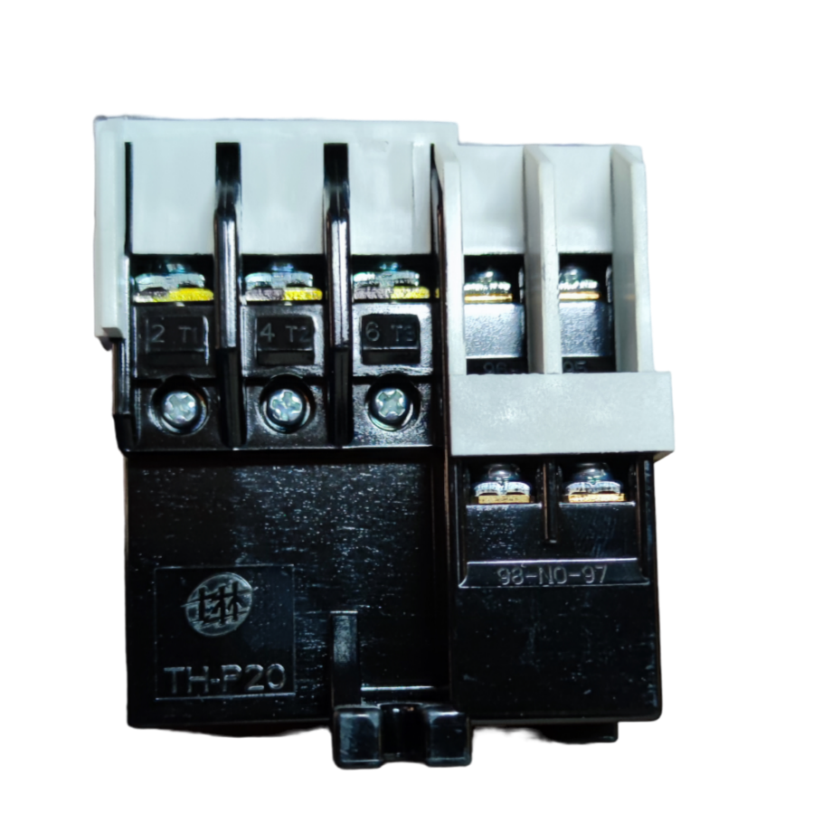 Shihlin Magnetic Contactor 11A TH-P20E electrical component with black and white casing