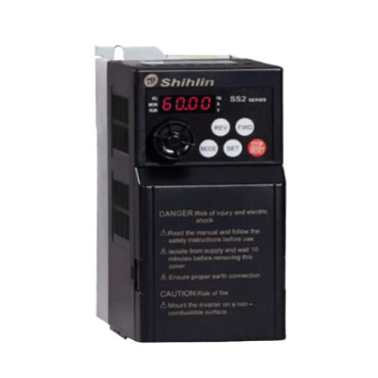 Shihlin Variable Frequency Drive VFD .075kW 1HP 3Phase 220V