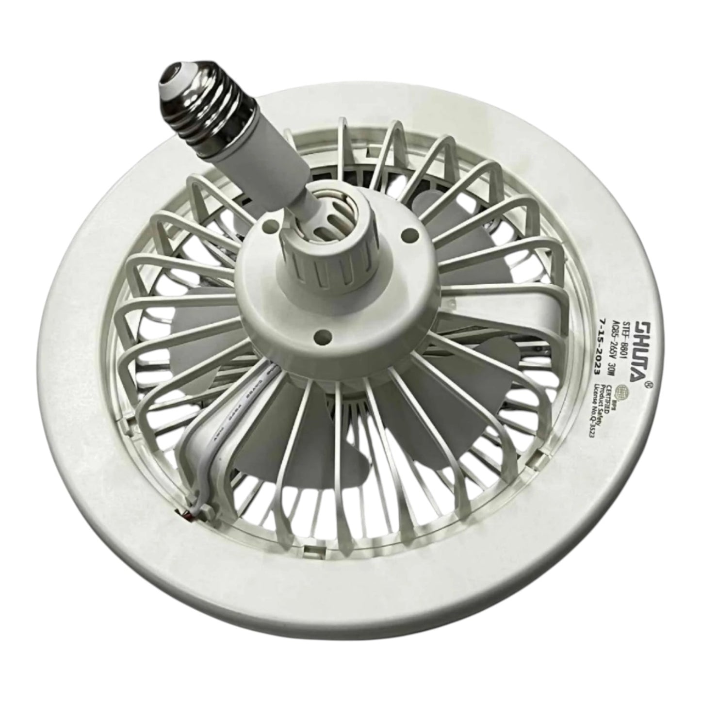 Shuta 30W LED Light with Fan and Fragrance Scent 3 in 1 Daylight 6500K STEF-8801 30W GRAY Electx Electrical Supply