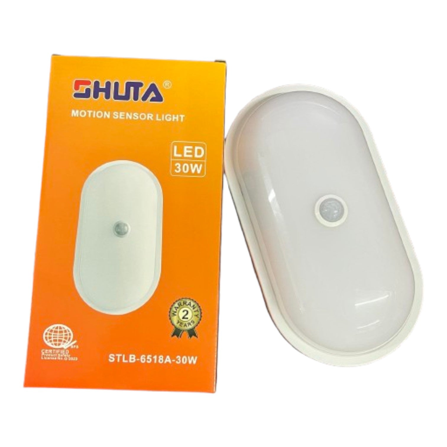 Shuta 30W Motion Sensor LED LIGHT OVAL 220V Daylight 6500K STLB-6518A ...