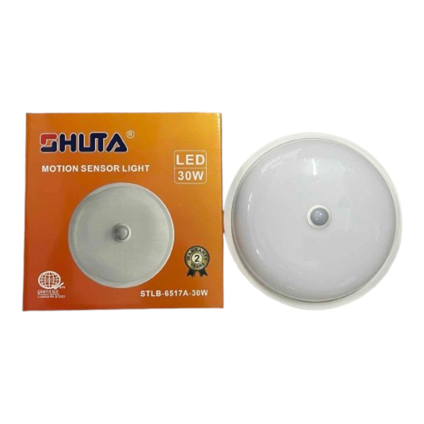Shuta 30W Motion Sensor LED Lamp Round 220V Daylight 6500K STLB-6517A 30W Electx Electrical Supply