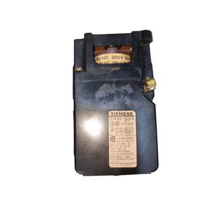 Siemens Magnetic Contactor 4NO 4NC 10A 220V 3TA63 10-0A Electx Electrical Supply 1
