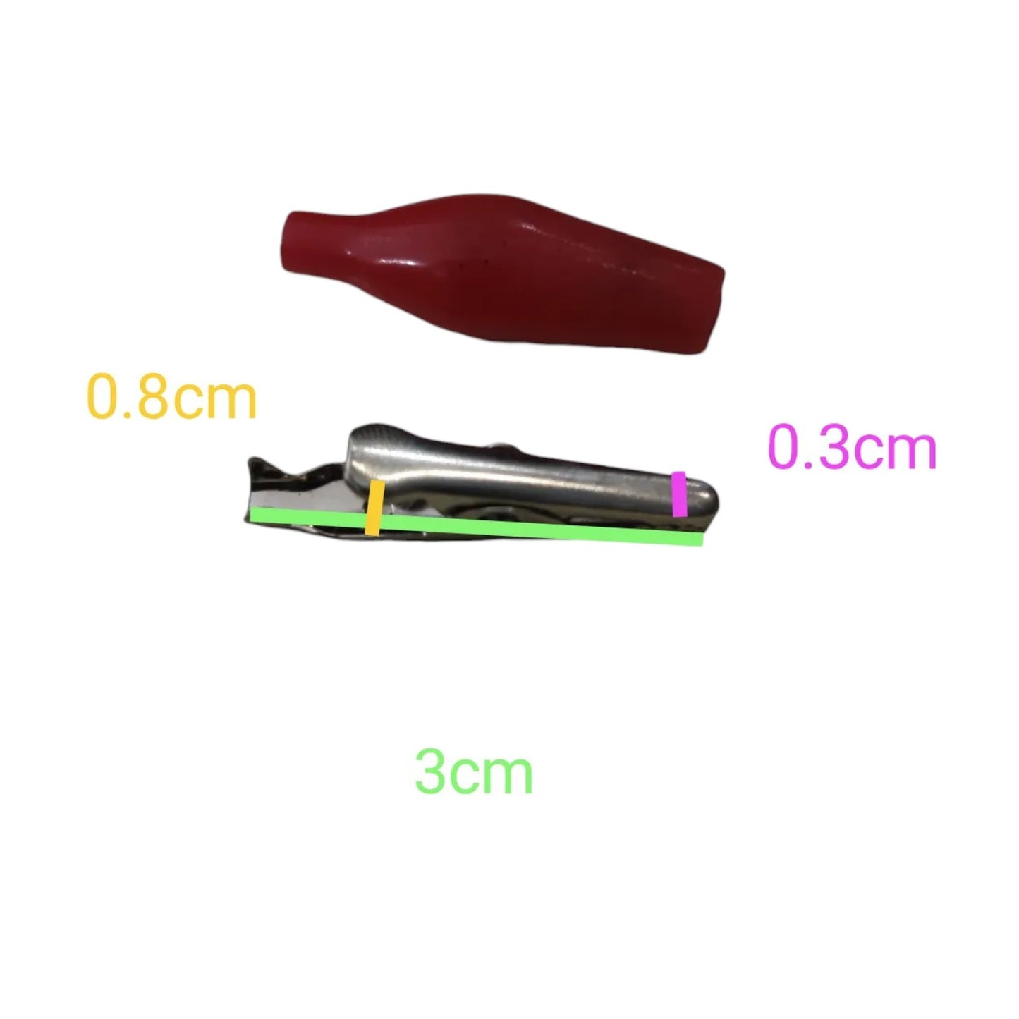 Small Alligator Clip 2A Insulated Electrical Connector Clip Red or Black Electx Electrical Supply
