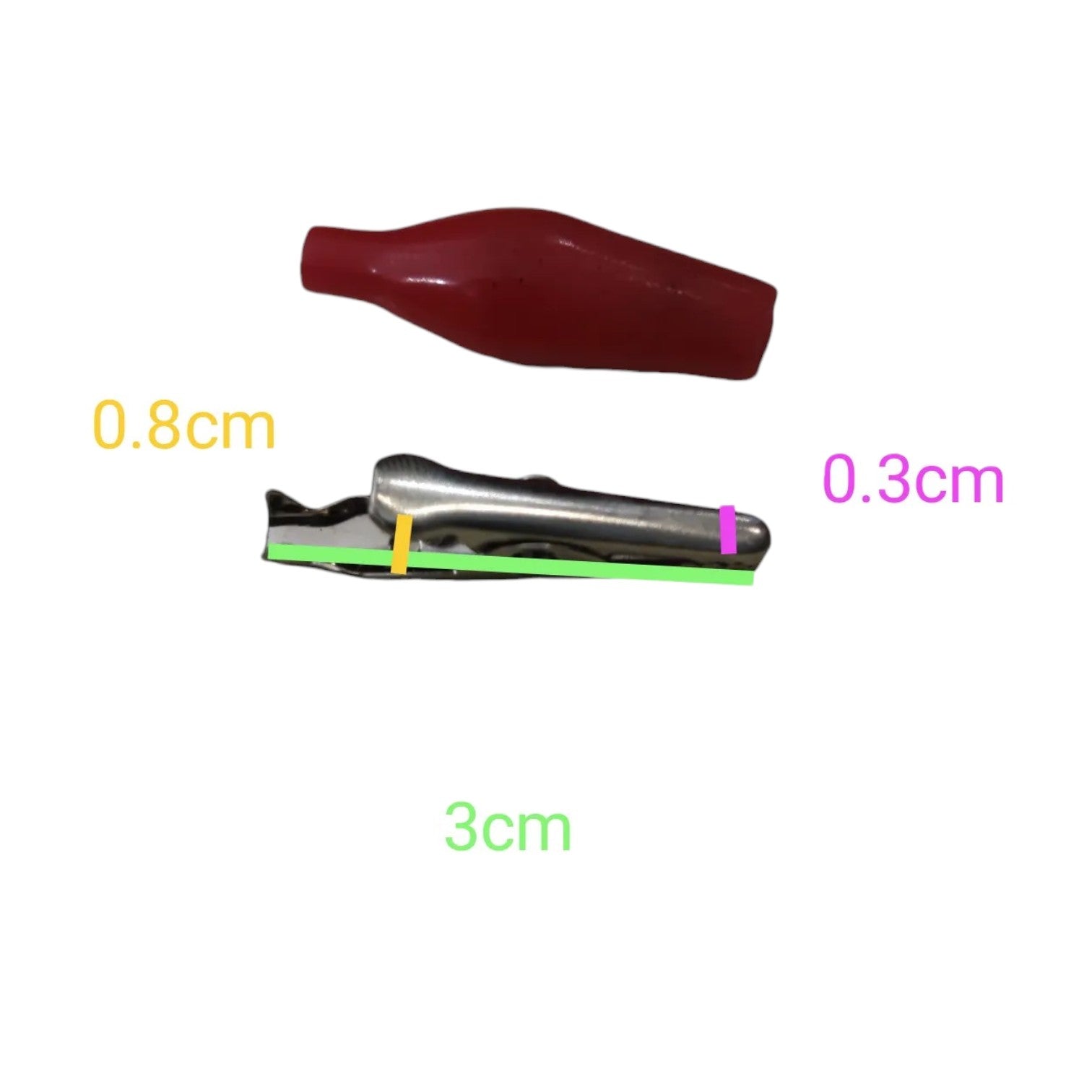Small Alligator Clip 2A Insulated Electrical Connector Clip Red or Black Electx Electrical Supply