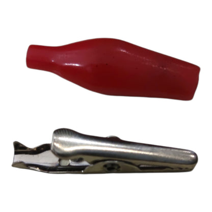 Small Alligator Clip 2A Insulated Electrical Connector Clip Red or Black Electx Electrical Supply