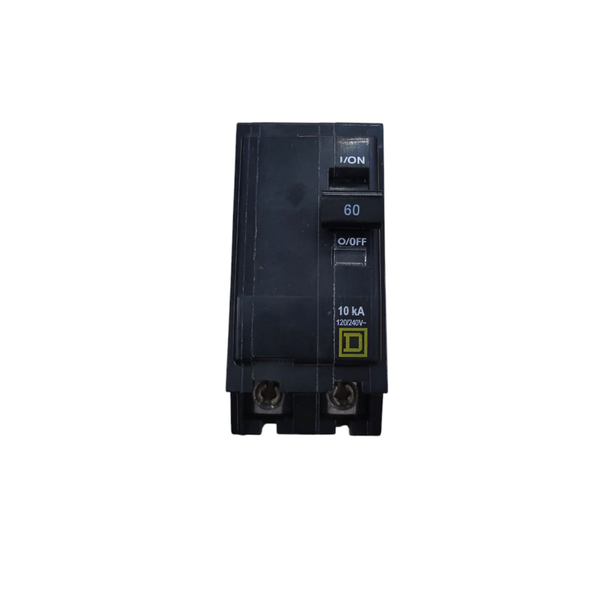 Square D 60 Amp Circuit Breaker 2Pole Plug In with toggle switch for electrical safety