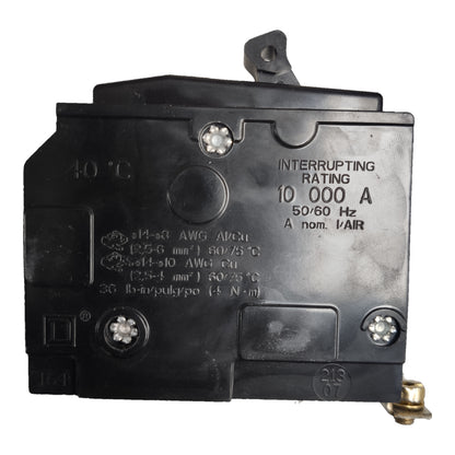 Square D 60A 2Pole 10 KAIC 220V Bolt on Circuit Breaker SE-QOB260