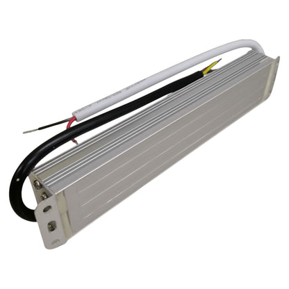 Rectangular metal heating element with wiring on a white background