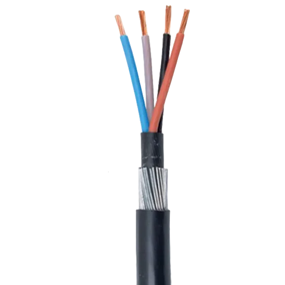 SEC Stranded Copper XLPE Armored Power Cable 0.6/1kV 4 Core x 4.0mm² IEC 60502-1 CU/XLPE/FR-PVC/SWA/FR-PVC