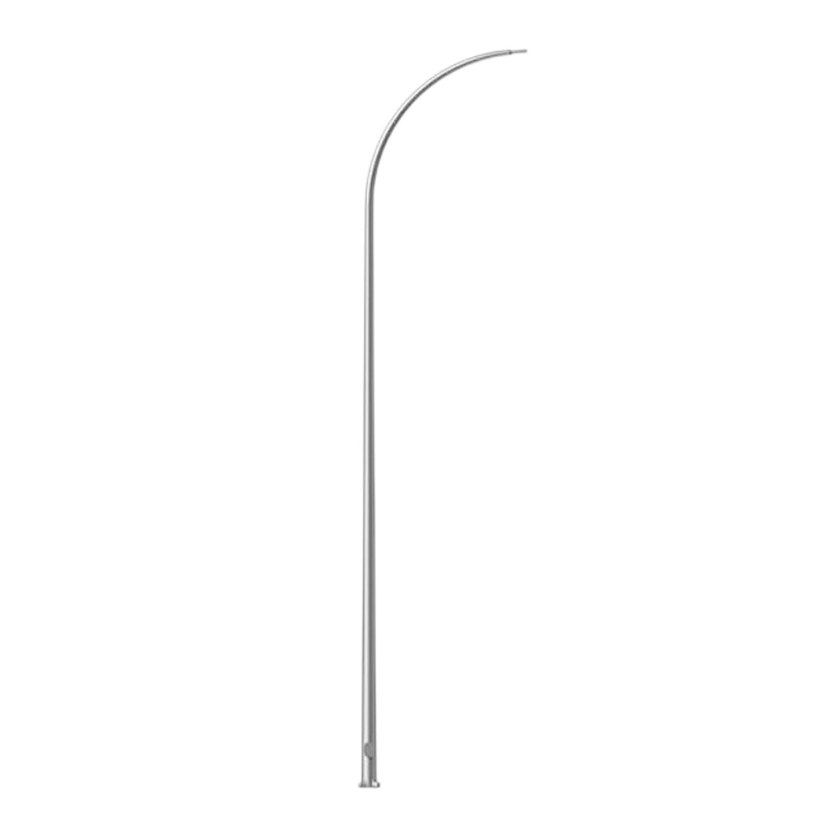 Street Lamp Post Single Arm Electro Galvanized Steel Available 10 Feet to 45 Feet or in Meters