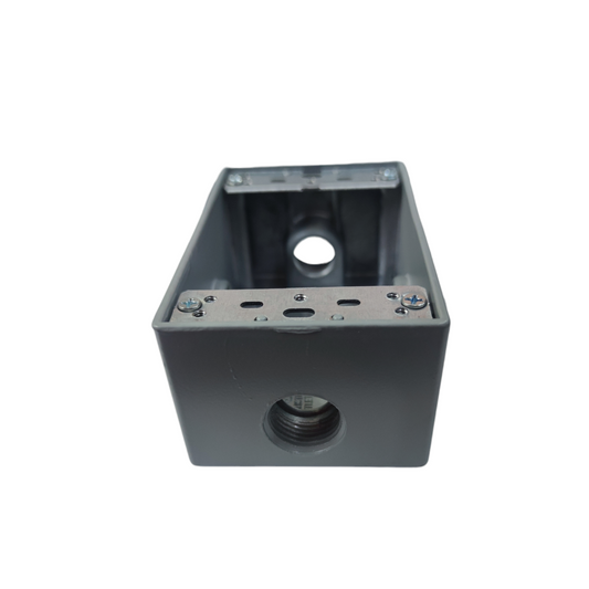 Surer Hub Marine Utility Box 2x4 electrical circuitry part in durable black plastic housing