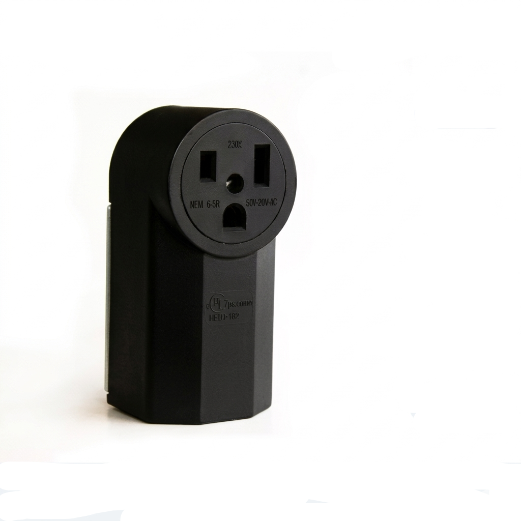 Surer No.182 NEMA 6-50R Power Outlet, Surface Mount (50A 250V) 2P 3-Wire Grounding Receptacle