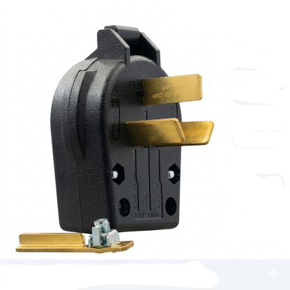 Surer No.372 NEMA 10-50P Non-Grounding Right Angle Plug 50A 250V 3P 3Wire