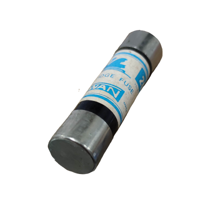 Swan 60A Cartilage Fuse 250V electrical circuitry part with metal end caps and blue label