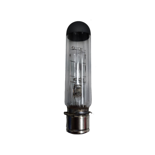 Sylvania 500W 120V B22 Projector Lamp with clear glass and metal base for optimal lighting