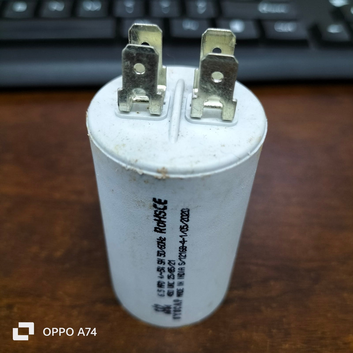Syscap Motor Running Capacitor 450V for Reliable Electrical Performance in Circuitry