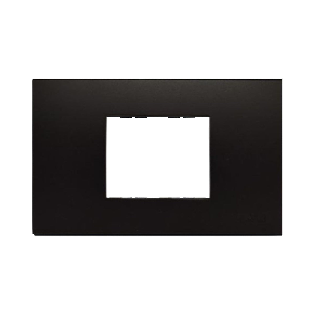 T&J 1 Gang Center Device Plate Cover W1112A-H Matt Black