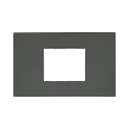 T&J 1 Gang Center Device Plate Cover W1112A-H Matt Gray