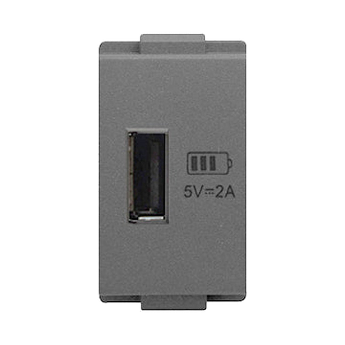 T&J USB Module 2A 5V DC W8301USBA Matt Gray