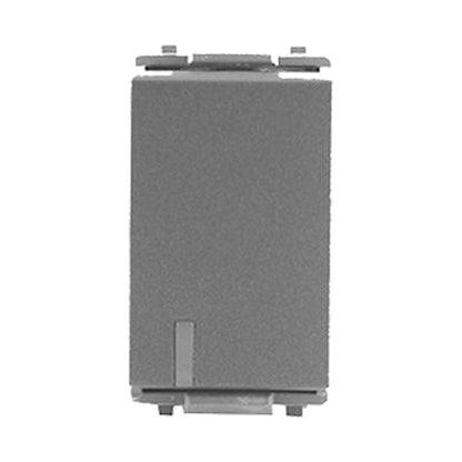 T&J 1 Way 16AX 250V Switch with Blue LED Matt Gray W2711L MSB