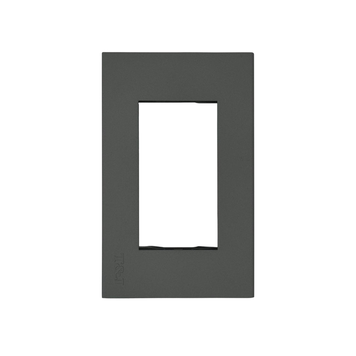 T&J 3 Gang Plate with Mounting Bracket Matt Gray W1113-HMSB