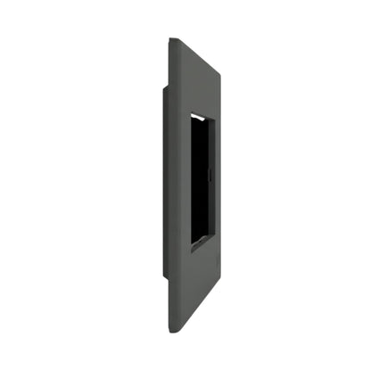 T&J 3 Gang Plate with Mounting Bracket Matt Gray W1113-HMSB
