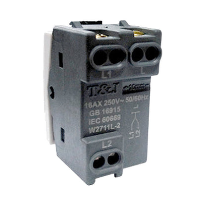 T&J 3 Way 16AX 250V Switch Matt Gray W2711A-2 MSB