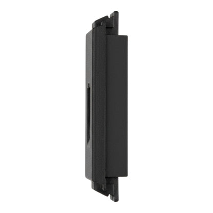T&J 4 Core American Telephone Socket Module Matt Black W8201-4TU SBL