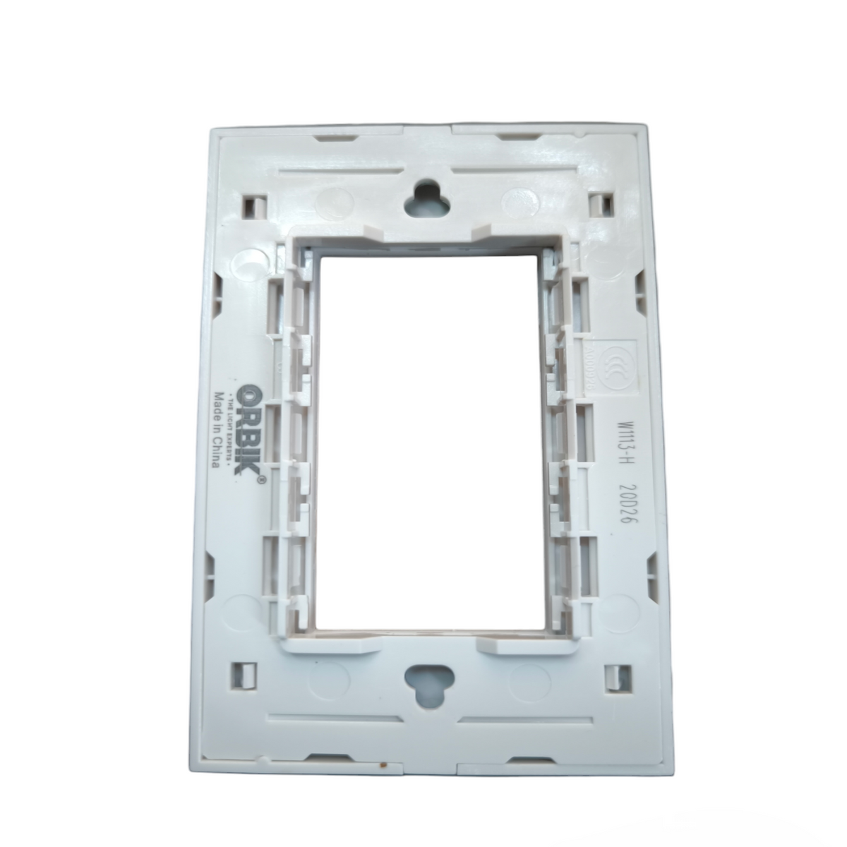 T&J wide series plate cover white for power points switches and plugs