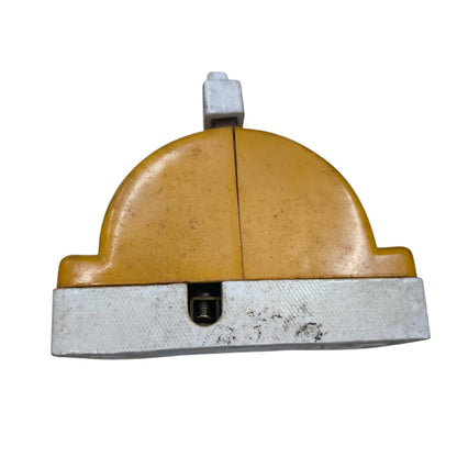 Taiyou 100A porcelain knife switch with a durable yellow design for electrical applications
